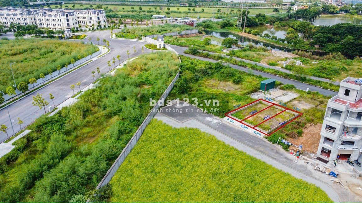 Bán gấp lô đất 68,8m2 view vườn hoa và khu biệt thự An Lạc Green Symphony