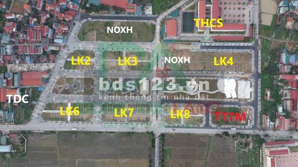 Còn những lô cuối cùng của khu đấu giá Thụy Lâm Đông Anh