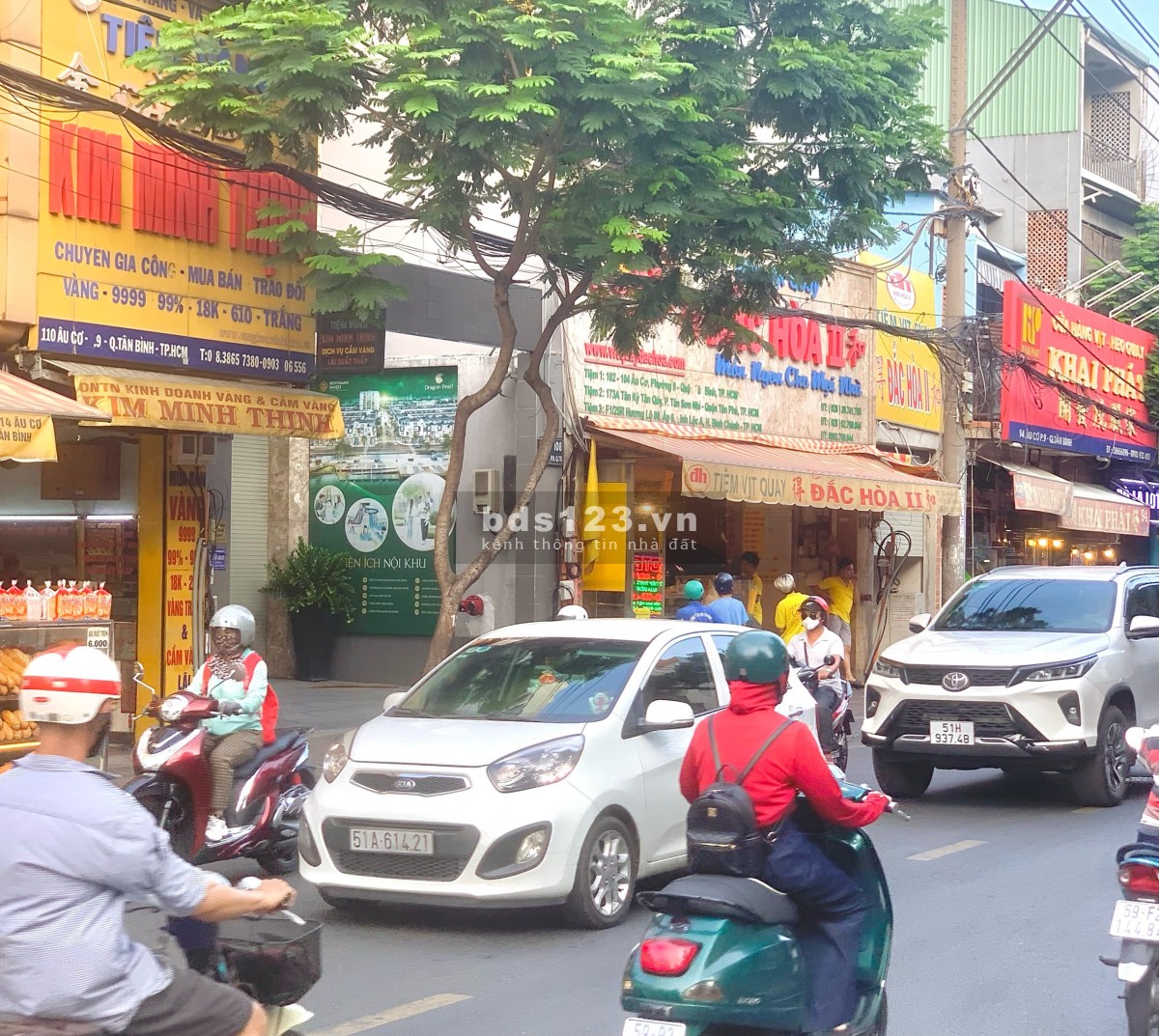 Phụ cận vòng xoay Lê Đại Hành, mặt tiền kinh doanh 10m truớc sau khu vip 79 Âu Cơ.