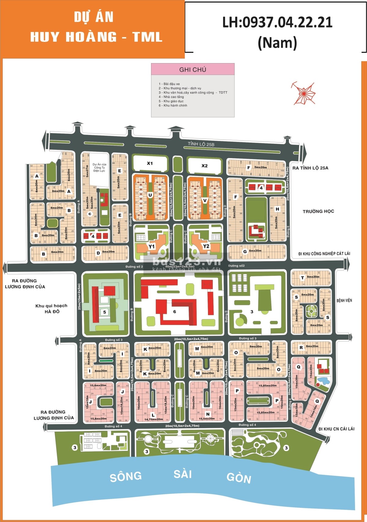 Đất nền dự án Huy Hoàng trung tâm phường Thạnh Mỹ Lợi, TP Thủ Đức (giá tốt)