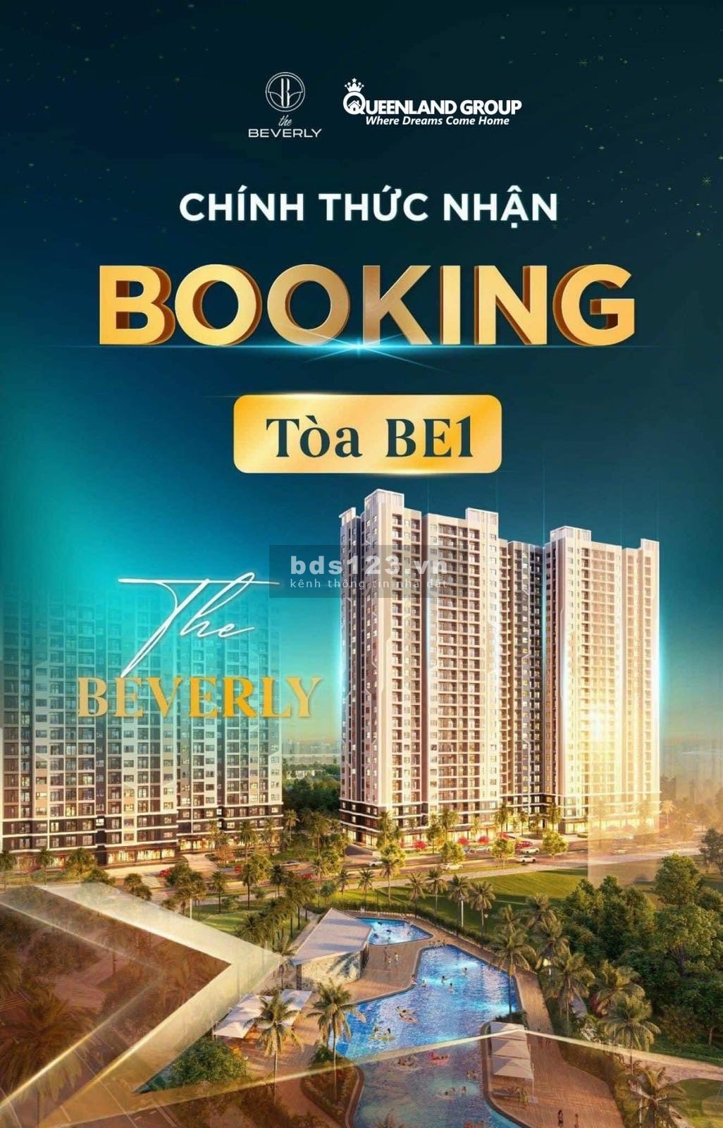 Booking chọn căn toà BE1 - toà đẹp nhất phân khu The Beverly.