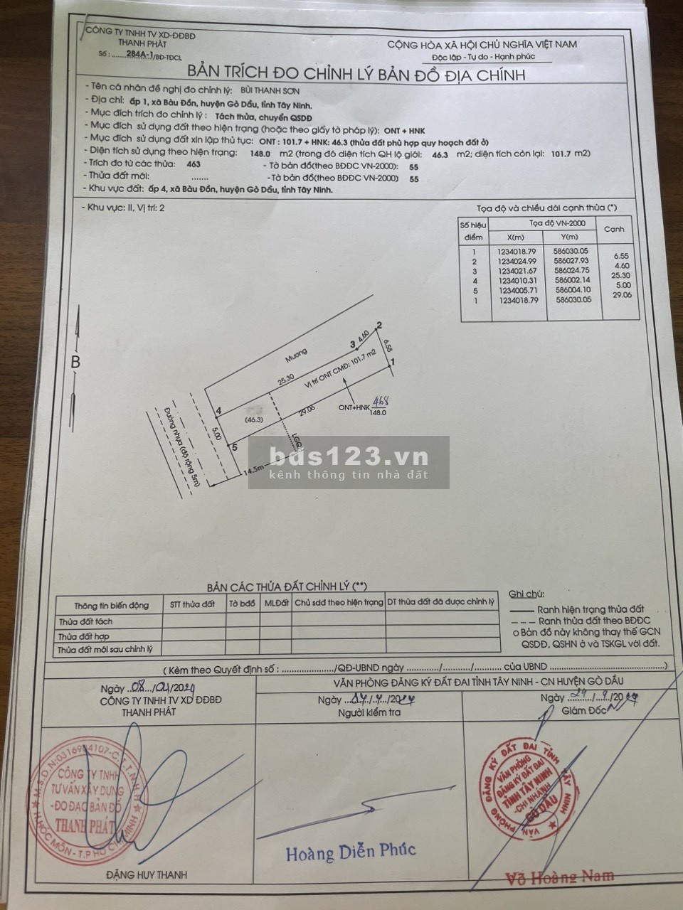 Đất giá rẻ tại Bàu Đồn - Gò Dầu - Tây Ninh 148m2 ( 6,5x29m )