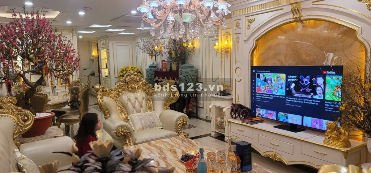BÁN CĂN HỘ ĐẲNG CẤP 5 SAO PHỐ DƯƠNG KHUÊ-NAM TỪ LIÊM. NỘI THẤT NHẬP KHẨU DÁT VÀNG 24K. GIÁ 10.5TY