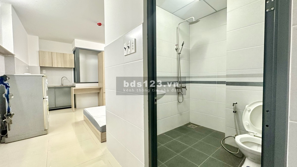 Cho thuê phòng cao cấp đầy đủ nội thất 30m2 có bảo vệ 24/24 tầng lửng là GS25 mở cửa xuyên suốt