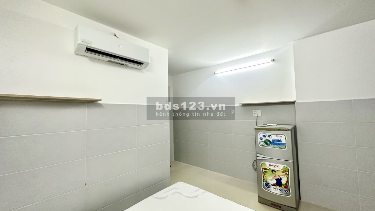 Cho thuê phòng cao cấp đầy đủ nội thất 30m2 có bảo vệ 24/24 tầng lửng là GS25 mở cửa xuyên suốt