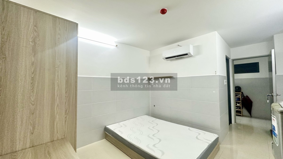 Cho thuê phòng cao cấp đầy đủ nội thất 30m2 có bảo vệ 24/24 tầng lửng là GS25 mở cửa xuyên suốt
