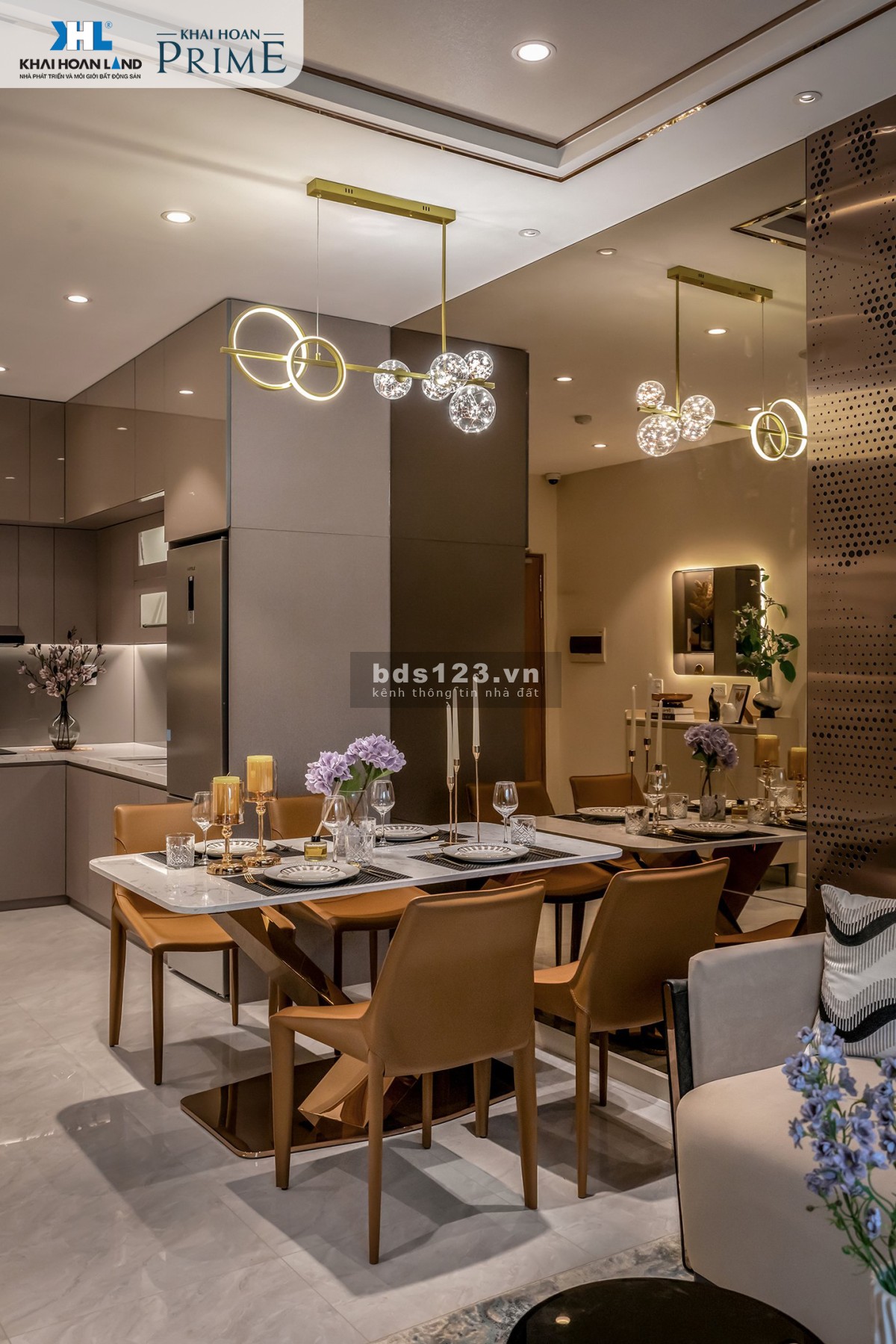 Chính chủ gửi bán căn hộ Khải Hoàn Prime 3PN diện tích 90m2, giá chỉ có 42tr/m2, đầy đủ nội thất.