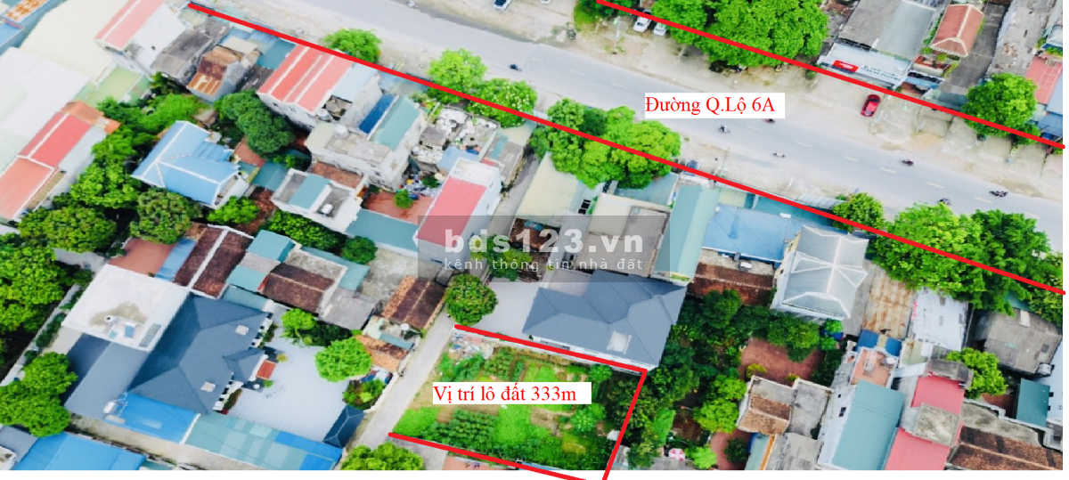 Rất hiếm 333m cách quốc lộ 6 chỉ 15m tại phố Gốt Đông sơn, Chương Mỹ - Mặt tiền 14m