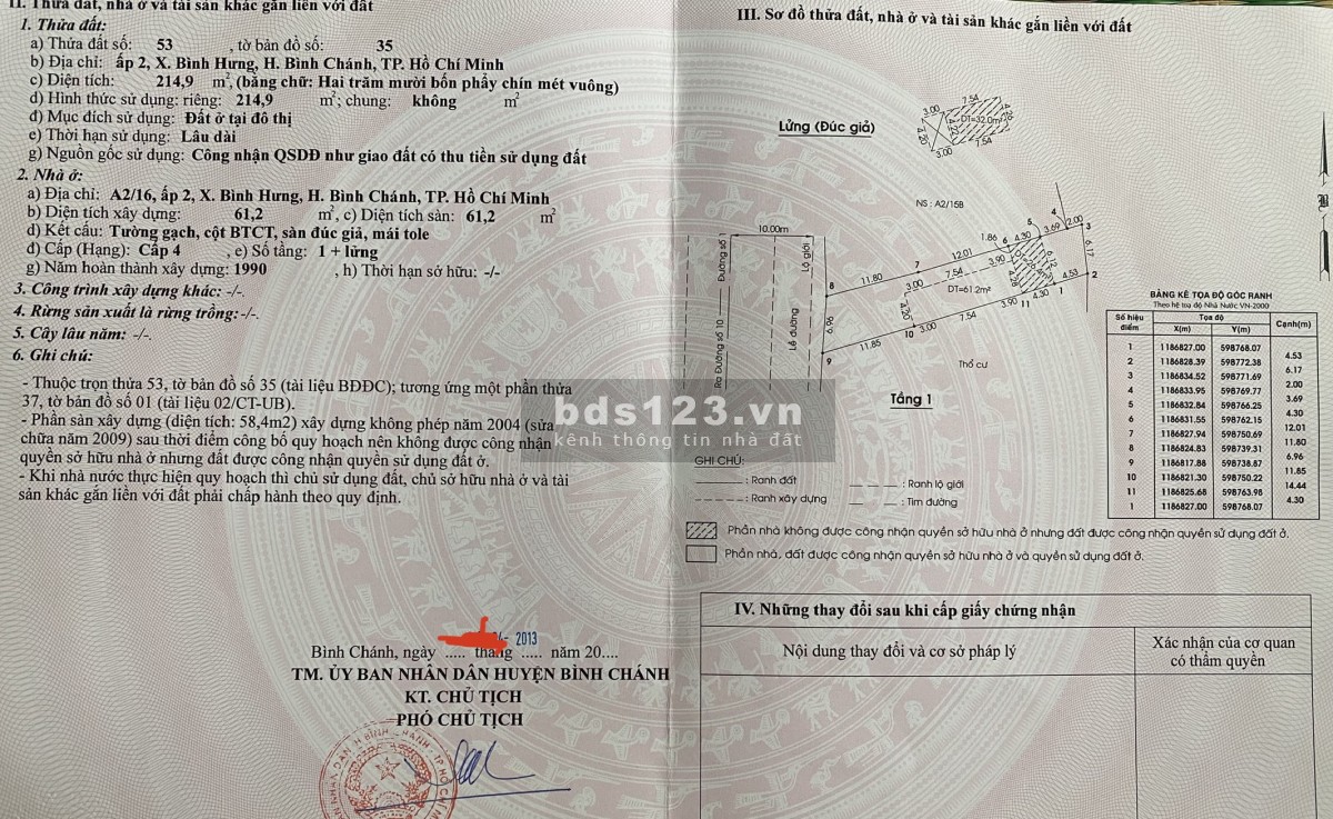 Chính chủ bán Nhà phố mặt tiền Đường Số 1, KDC Bình Hưng, Về Q1 chỉ 15p (8km)