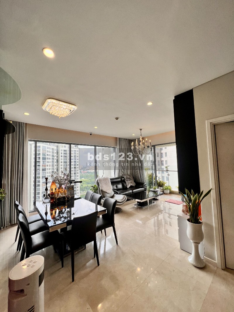 Bán gấp căn hộ 3PN chỉ 11,9 tỷ, 118m2, Siêu nội thất tại Đảo Kim Cương - Diamond Island