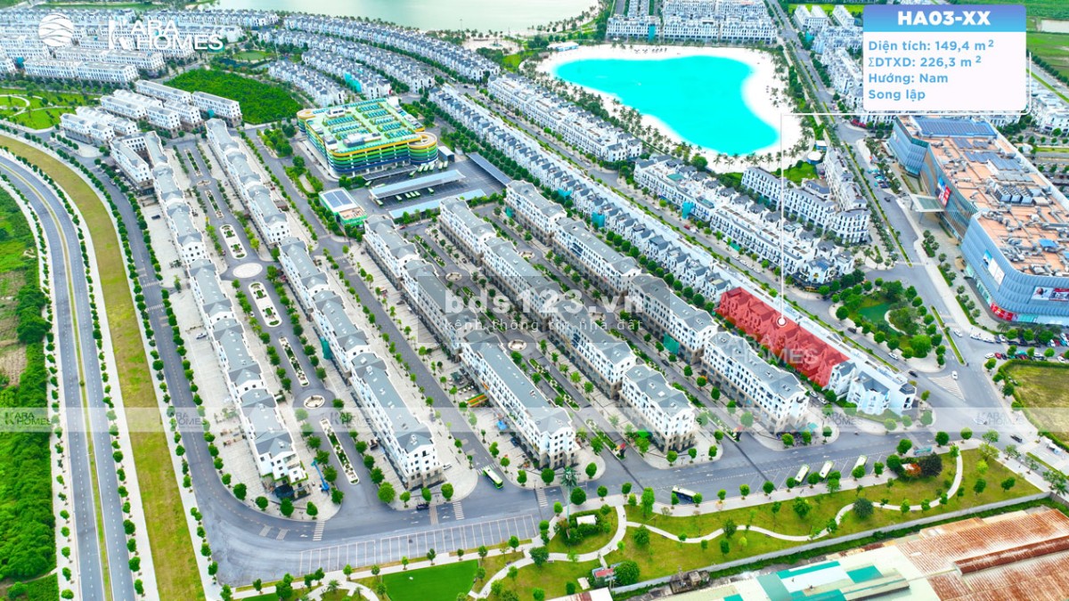 Bán biệt thự song lập Hải Âu Vinhomes Ocean Park 150m2
