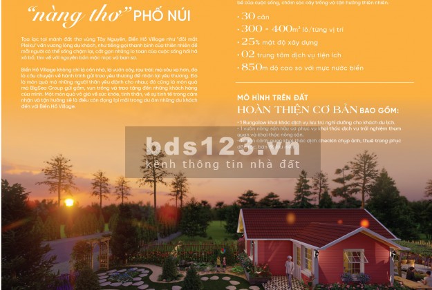 Bán đất view biển hồ Pleiku từ 2 tỷ - Đầu tư sinh lời cao