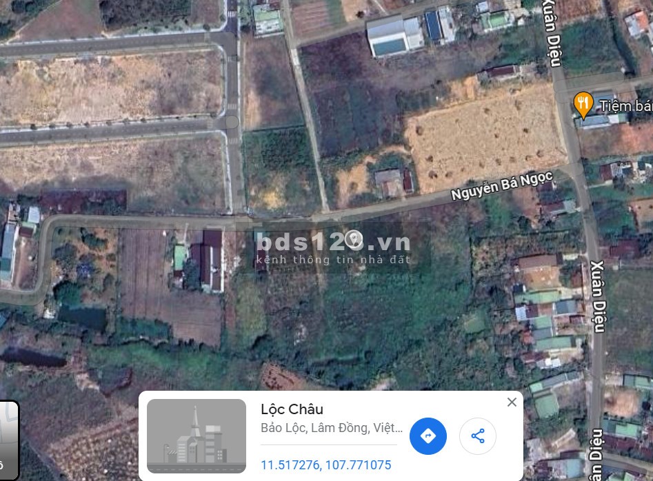 Bán lô đất đẹp mặt tiền Nguyễn Bá Ngọc, Lộc Châu, Bảo Lộc