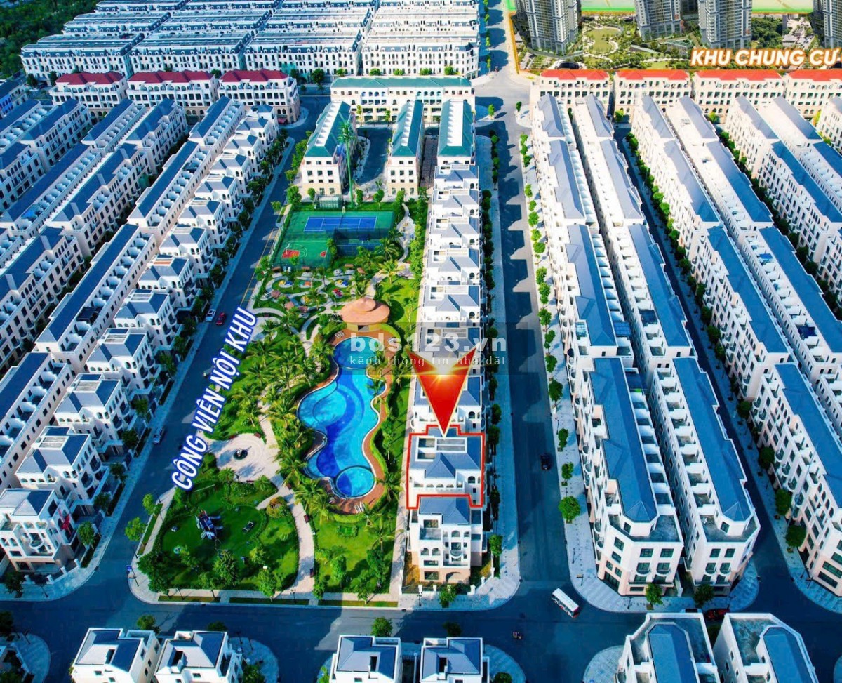 Bán biệt thự song lập Vinhome Ocean Park 2 diện tích 162m2