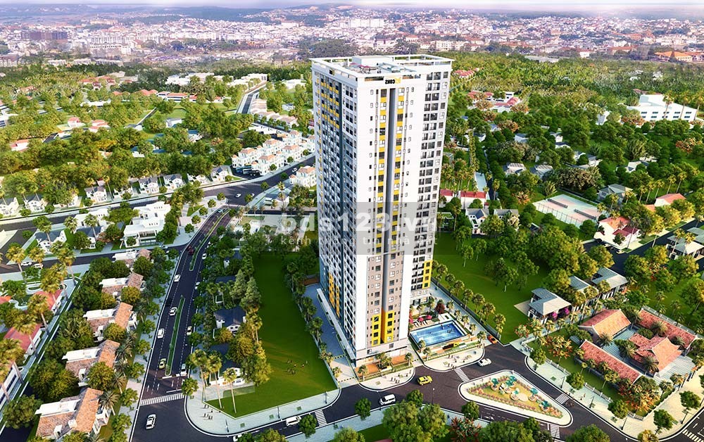 Cho thuê chung cư Bcons Sala nội thất giá 6,5tr/ tháng