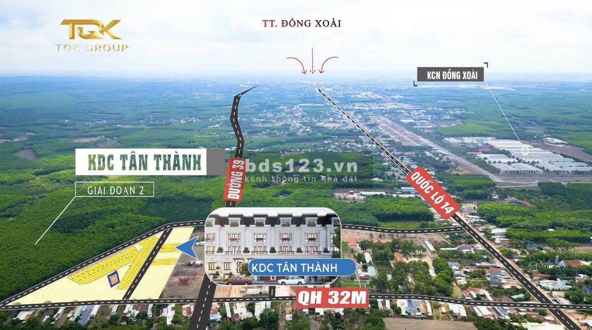 Bán lỗ thổ cư, sổ sẵn chỉ 300tr/200m2 ngay thành phố Đồng Xoài, sát KCN