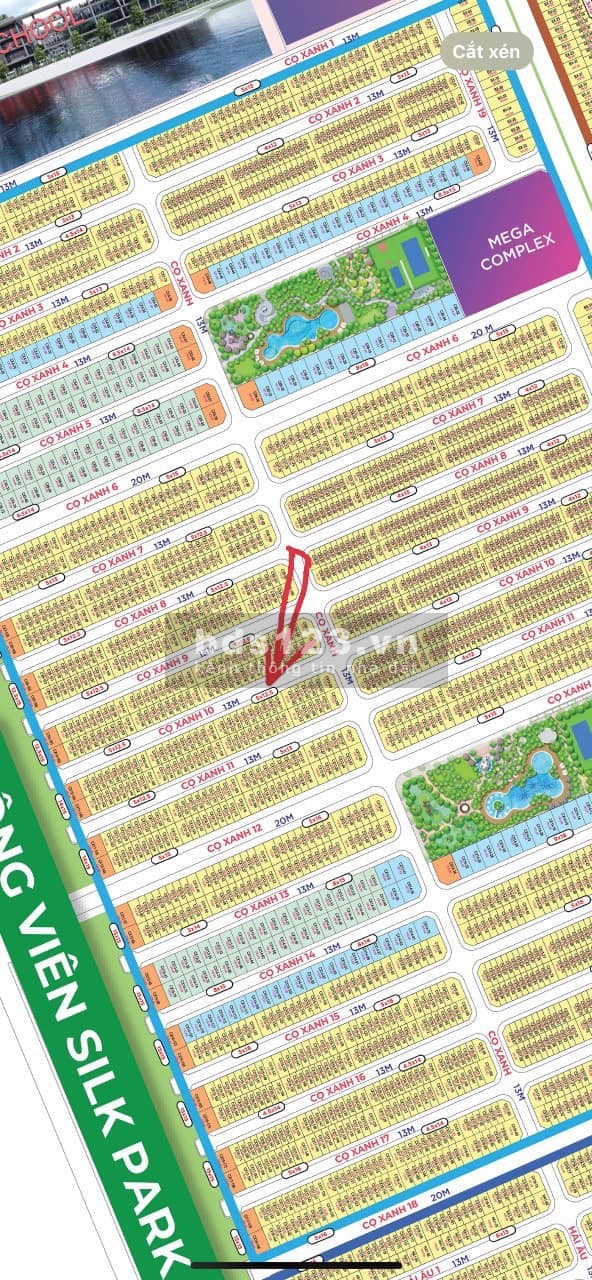 Mua là thắng: Liền kề CX10 dt 63m mặt tiền 5m gần 3 cv, Vinschool kđt Vinhomes Ocean Park2 7,4 tỷ