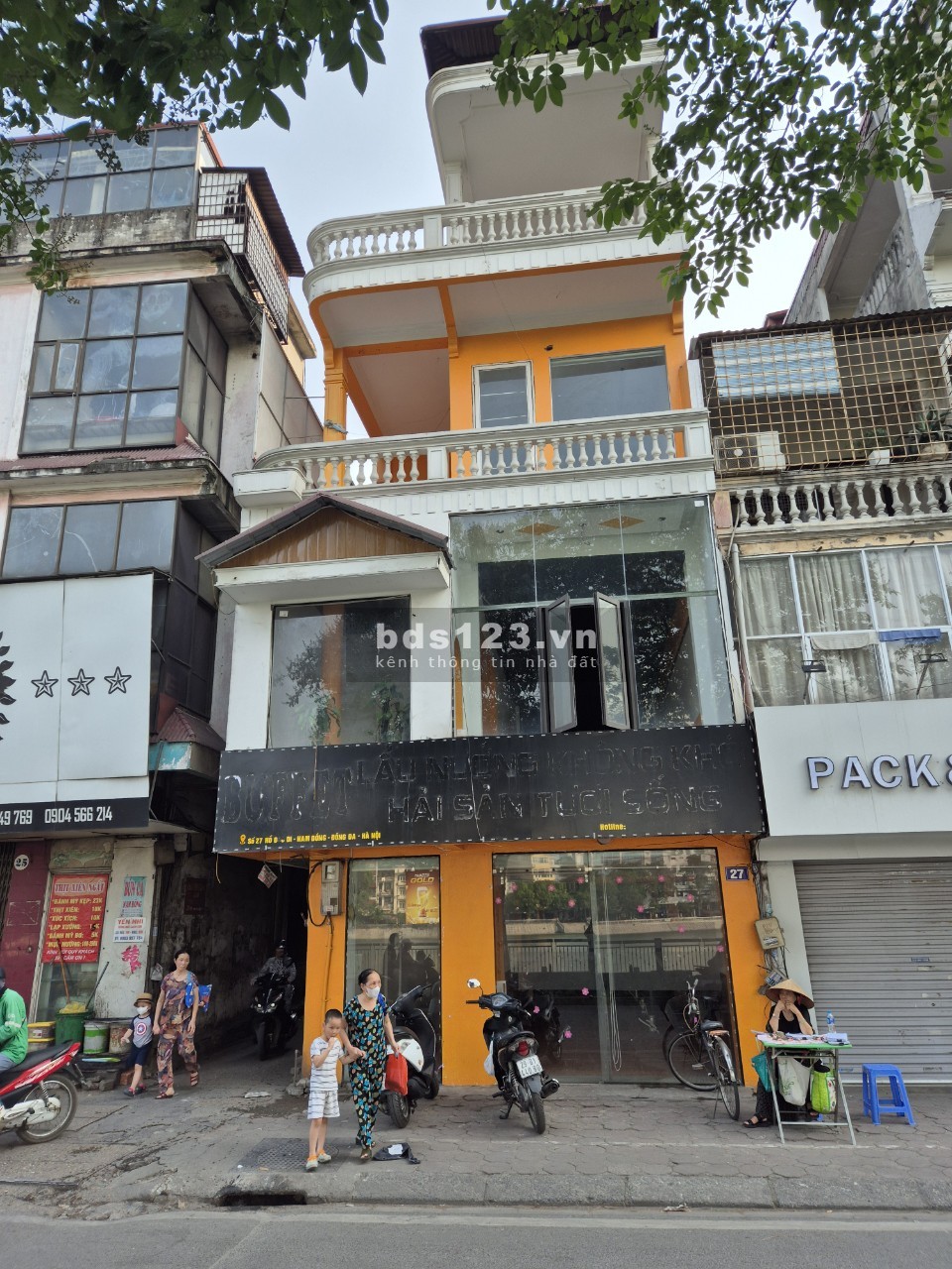 Cho thuê nhà mặt tiền phố Hồ Đắc Di, 100m²x 4 tầng