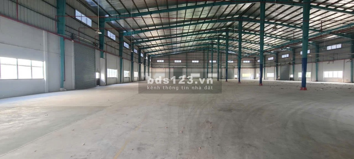 Cho thuê Xưởng 3450 m2 Gía : 410 triệu/tháng trong KCN Bến Cát