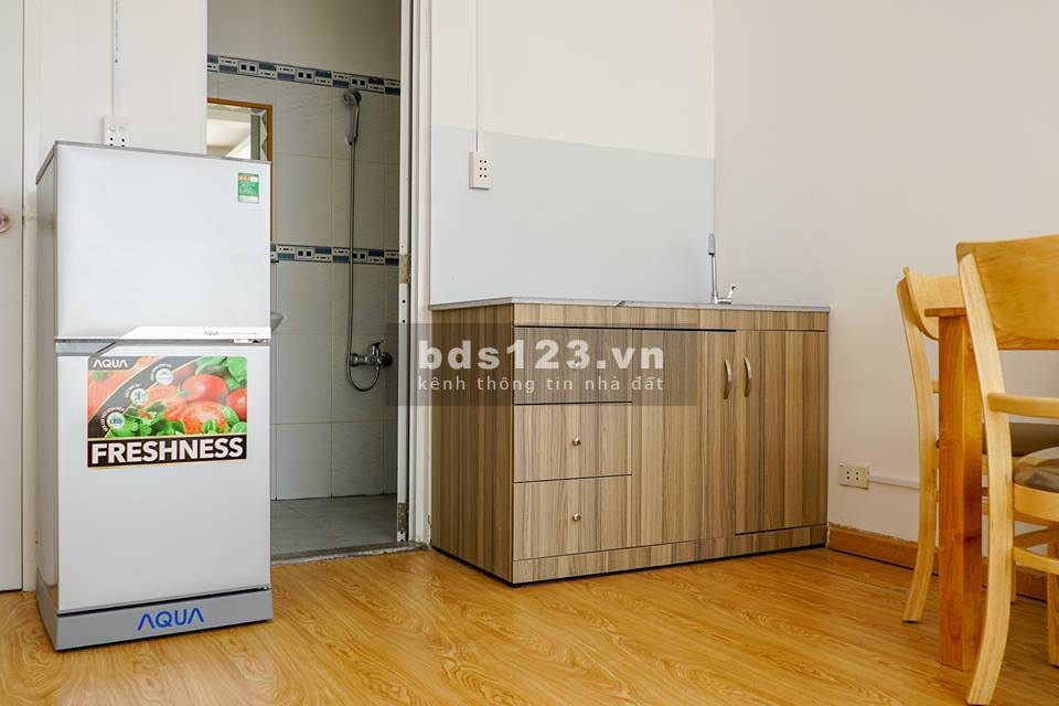 Cho thuê căn hộ 30m2 gồm 1PN - PK, full nội thất 62/1A Trương Công Định P.14, Q.Tân Bình.