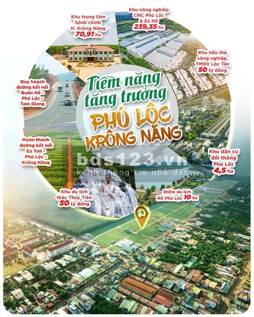 Bán nhà đất thành phố Buôn Ma Thuột, huyện Krông Năng, xã Phú Lộc 5,5 triệu/m², 140m2 0905308038