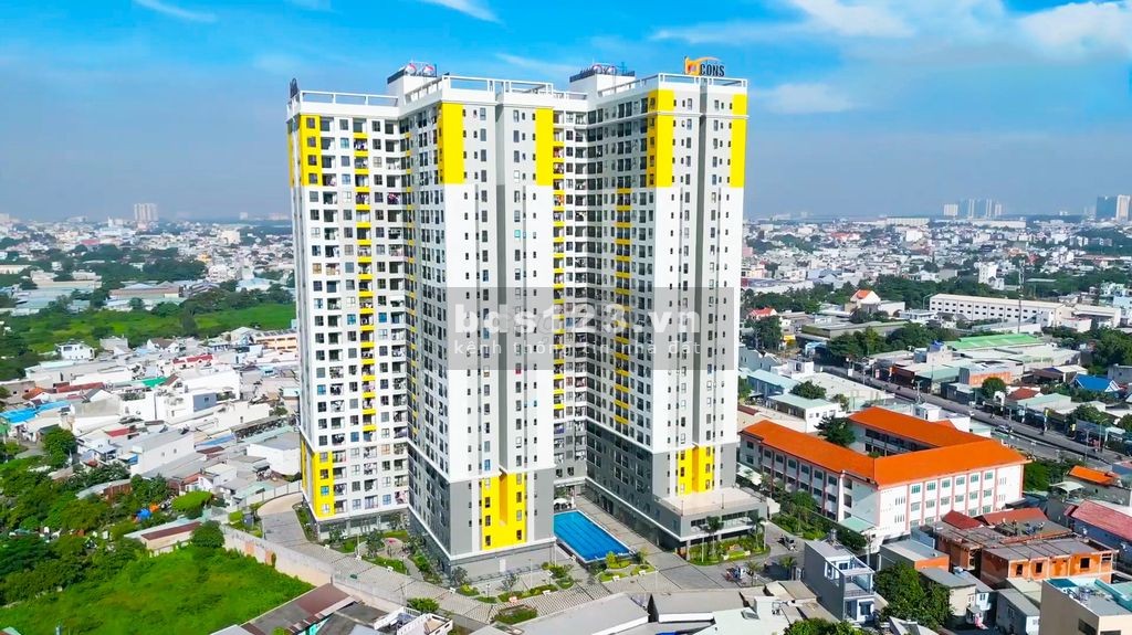 Bcons Green View 2PN 2WC - giá 1tỷ550 Bao toàn bộ thuế phí