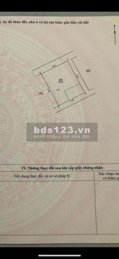 Bán đất tặng nhà hai tầng dân xây diện tích 41 m mặt tiền 5,8 m lô góc ngõ thông