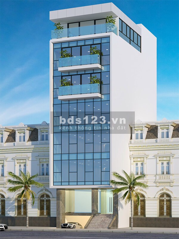 Bán Gấp Tòa Văn Phòng 8 Tầng Mặt Vườn Hoa Tôn Thất Thuyết- Dịch Vọng Hậu. DT 146m2. Giá 85 TỶ