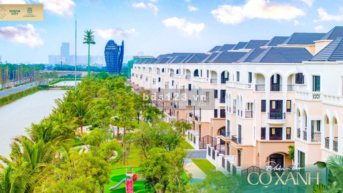 Bán LK Cọ Xanh 63m đơn giá rẻ nhất Vinhomes Ocean Park 2 giá 114tr/m