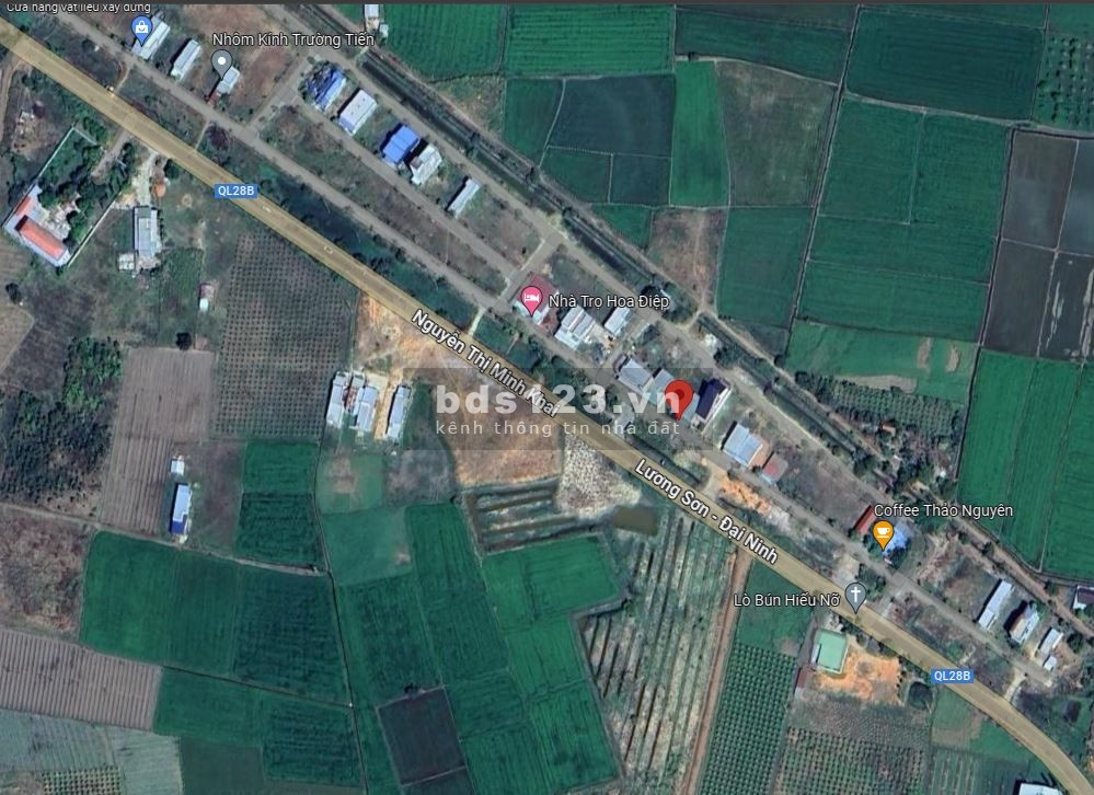 Hơn 100m2 đất ONT mặt tiền QL28B - Tiện kinh doanh - Sổ Vuông Vức - 1.6tỷ