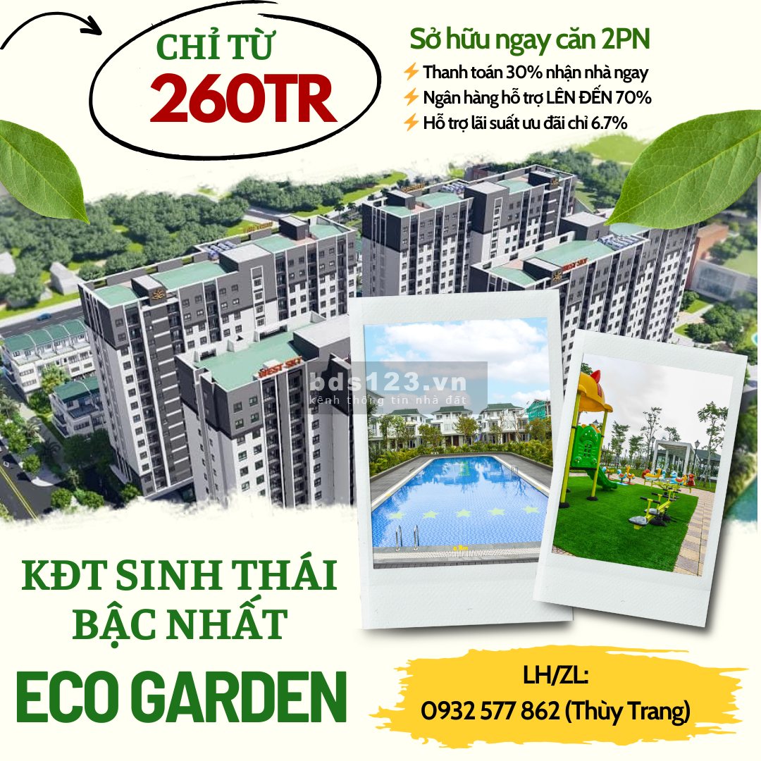 ĐỪNG BỎ LỠ CƠ HỘI SỞ HỮU CĂN HỘ 54M² - 2 PN CHỈ TỪ 250TR TẠI KĐT BẬC NHẤT TP HUẾ