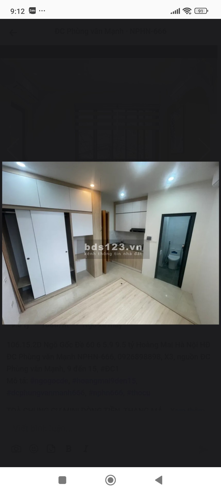 BÁN NHÀ 6 TẦNG PHỐ LÊ THANH NGHỊ 60M2 MT 5M GIÁ 9.5 TỶ DT 50TR/THÁNG
