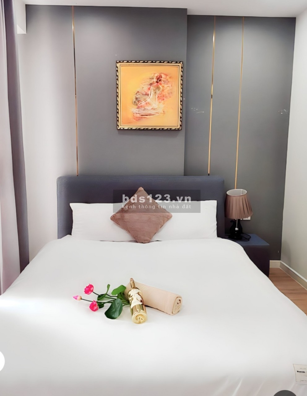 MILLENNIUM Q4 Bến Vân Đồn apartment for rent 2BR, 2WC 65m2, 19millionVND