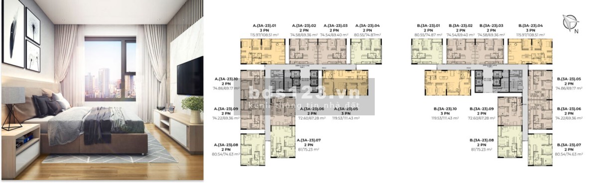 Căn hộ Essensia 85m2(3PN+3WC) TT 10% Nhận Nhà-Trả 1%/th-0% Lãi Suất-MT Nguyễn Hữu Thọ-Gọi 0907456379