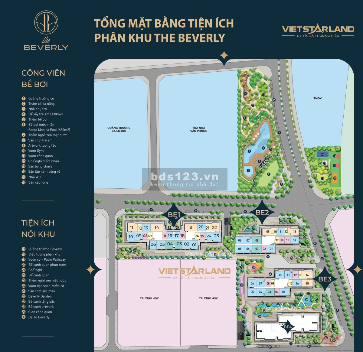 Mở bán tòa BE1 đối diện tòa VP và quảng trường ga Metro số 8 Vinhomes Ocean Park giá 5x triệu/m2