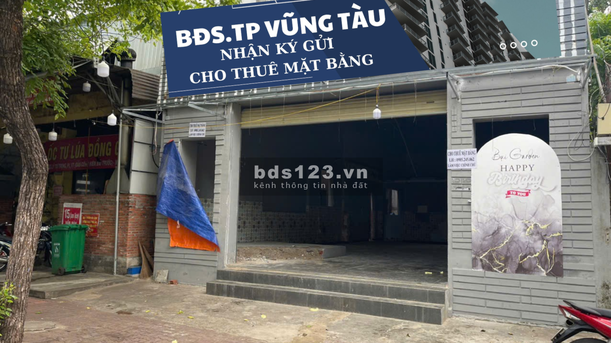 "CHO THUÊ MẶT BẰNG MẶT TIỀN THÔNG SUỐT CÁCH BIỂN 200m