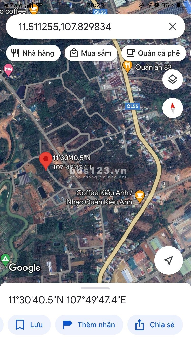 Bán lô đất hẻm đường tránh, 1,3 tỷ, Phường Lộc Sơn, TP Bảo Lộc