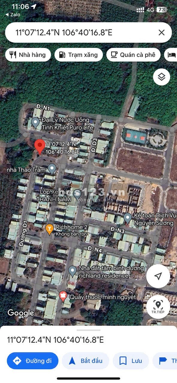 Bán lô đất 80m2, full thổ cư, gần chợ trường học, ngay Nguyễn Văn Thành gần các khu cn lớn.