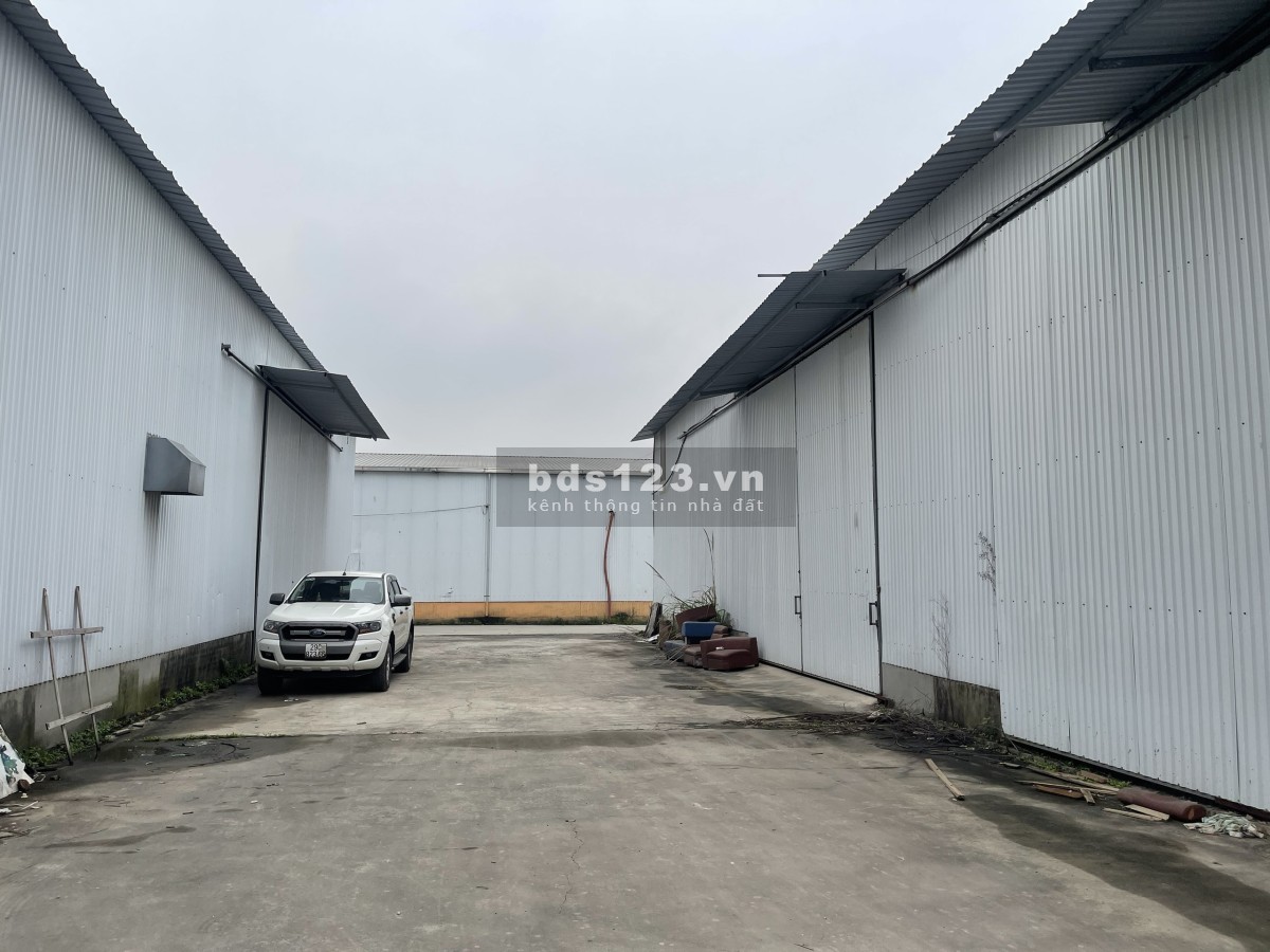 Cho thuê kho xưởng 500m2 tại đường Dĩ Ái Hoài Đức Hà Nội