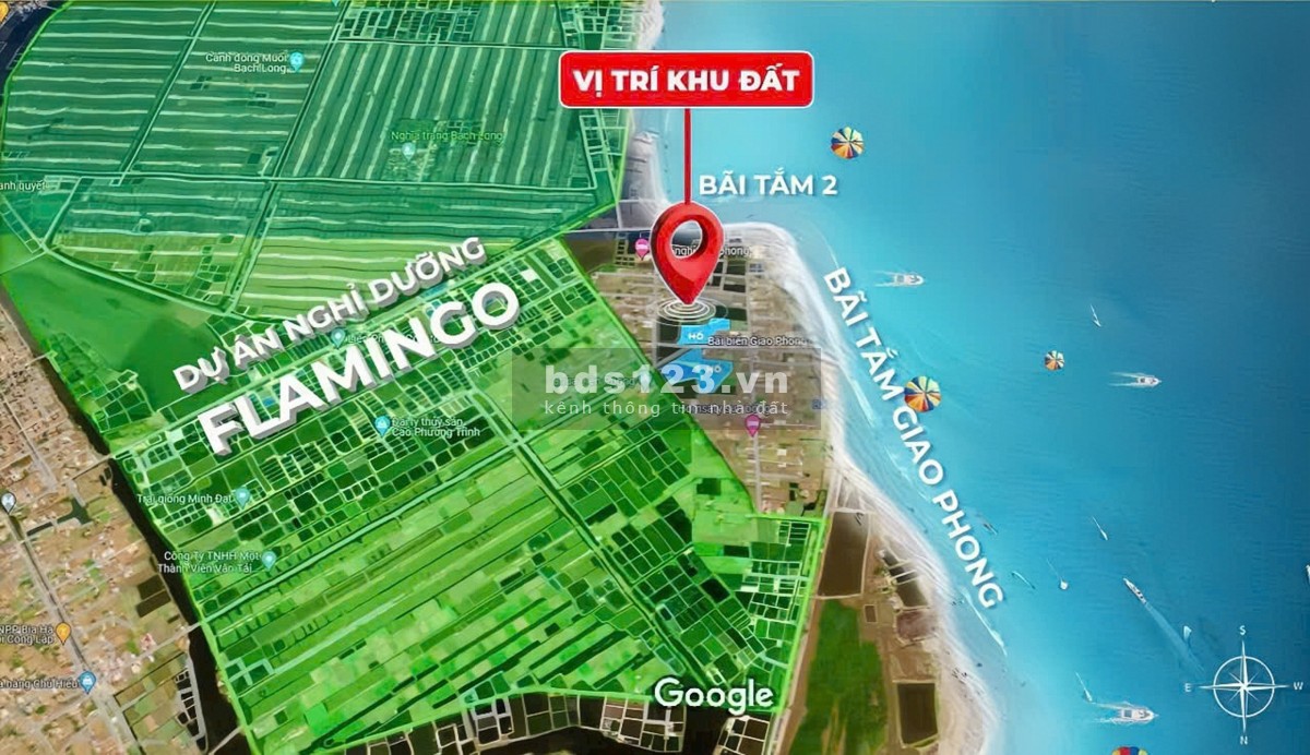 Mở bán quỹ đất nền mặt biển Quất Lâm, Nam Định. Đẹp và rẻ nhất thị trường. Giá trực tiếp từ CĐT