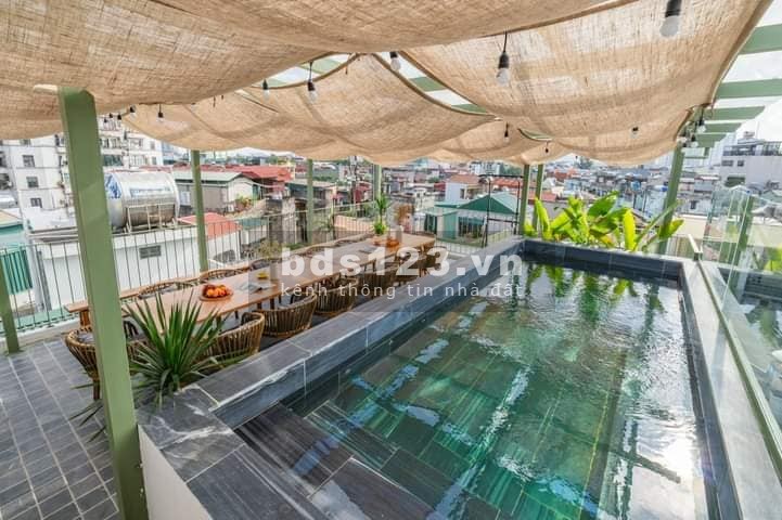 Bán Nhà HOMESTAY Thanh Nhàn, Hai Bà Trưng 75m, 7 tầng, mt 6.7m, giá 27 tỷ.