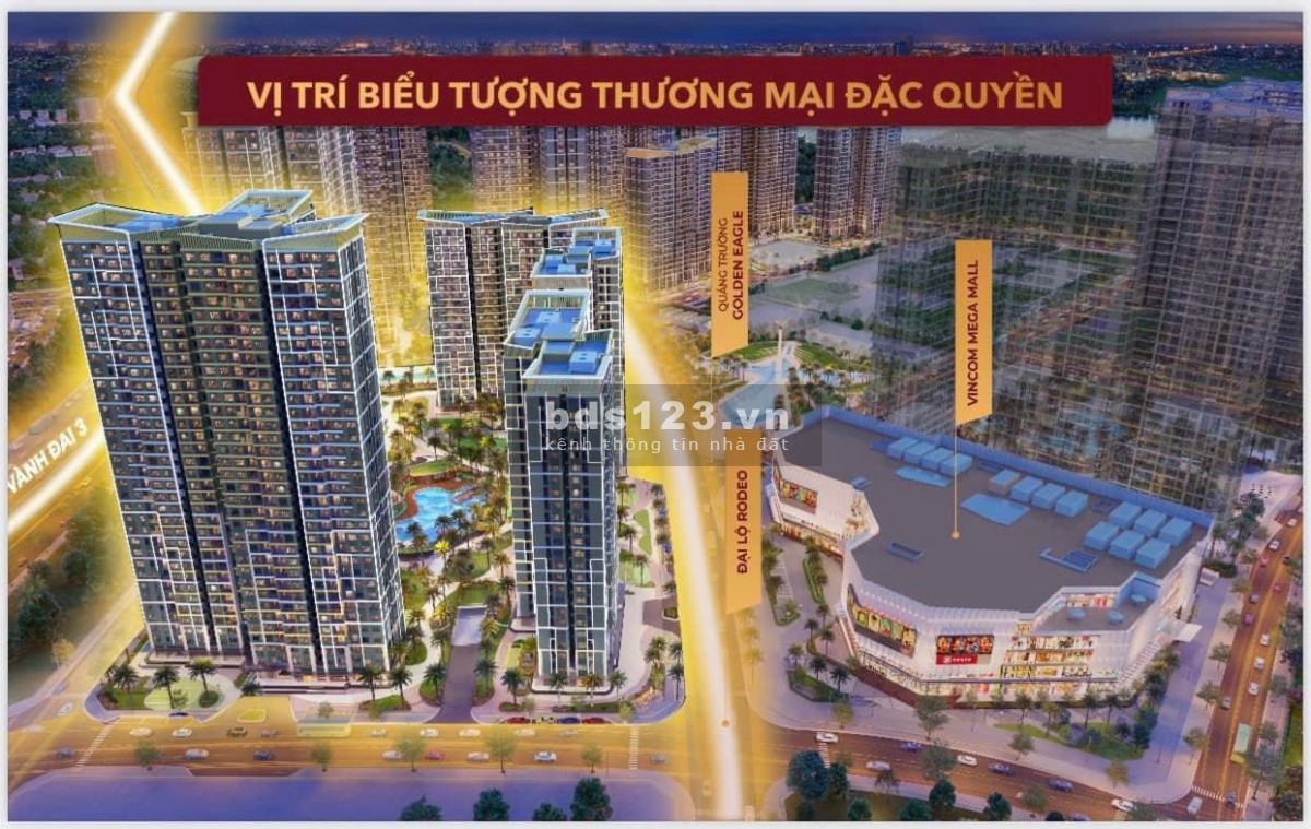 Chính chủ cần bán căn hộ GLORY HEIGHTS (Vinhomes Grand Park) 3 Phòng Ngủ, diện tích 83.2 m2