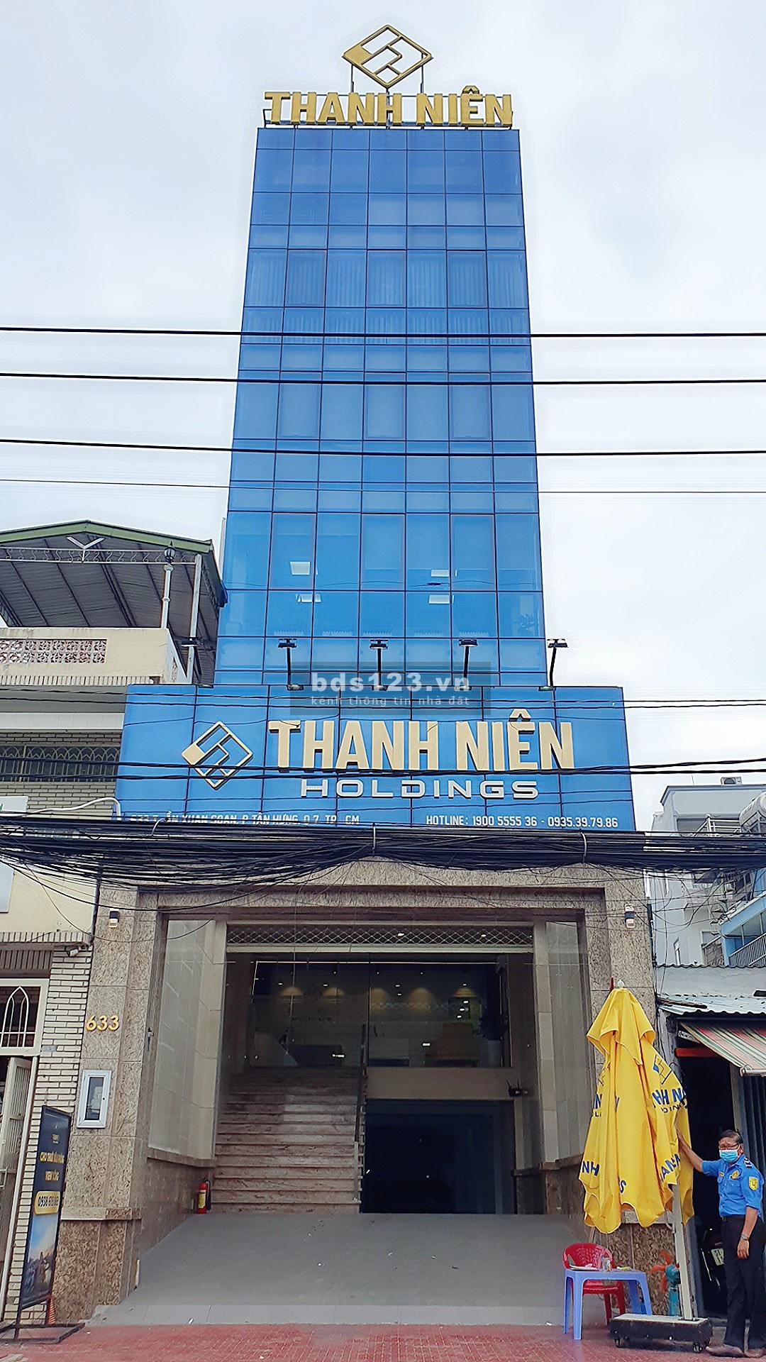 Cần cho thuê văn phòng quận 7 mặt tiền đường lớn 2 chiều số 633 Trần Xuân Soạn P. Tân Hưng Quận 7