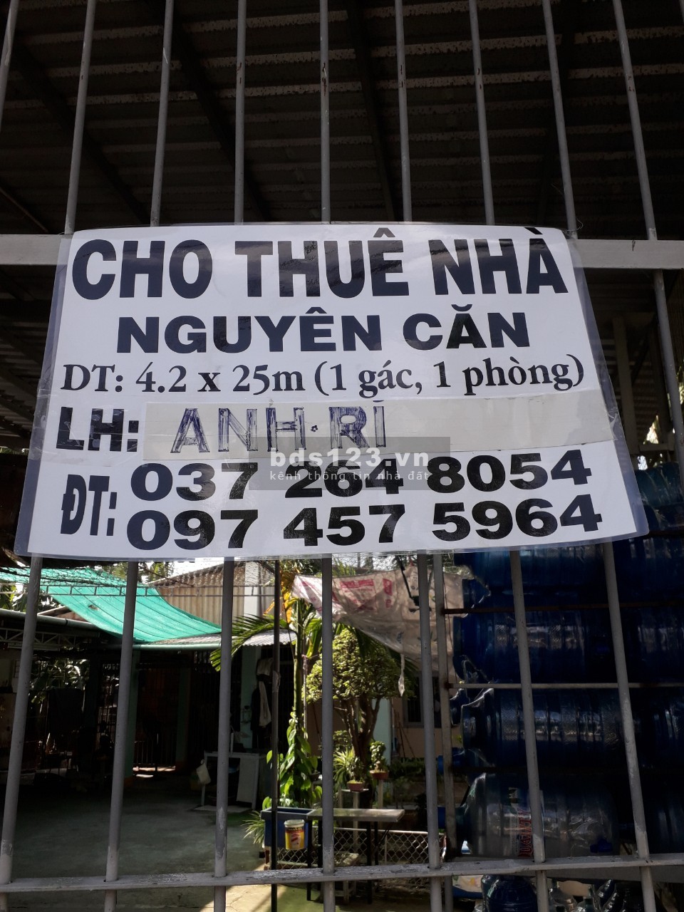 Cần Cho thuê làm xưởng và nhà ở lâu dài mặt tiền 105m2, đường Tây Lân 2