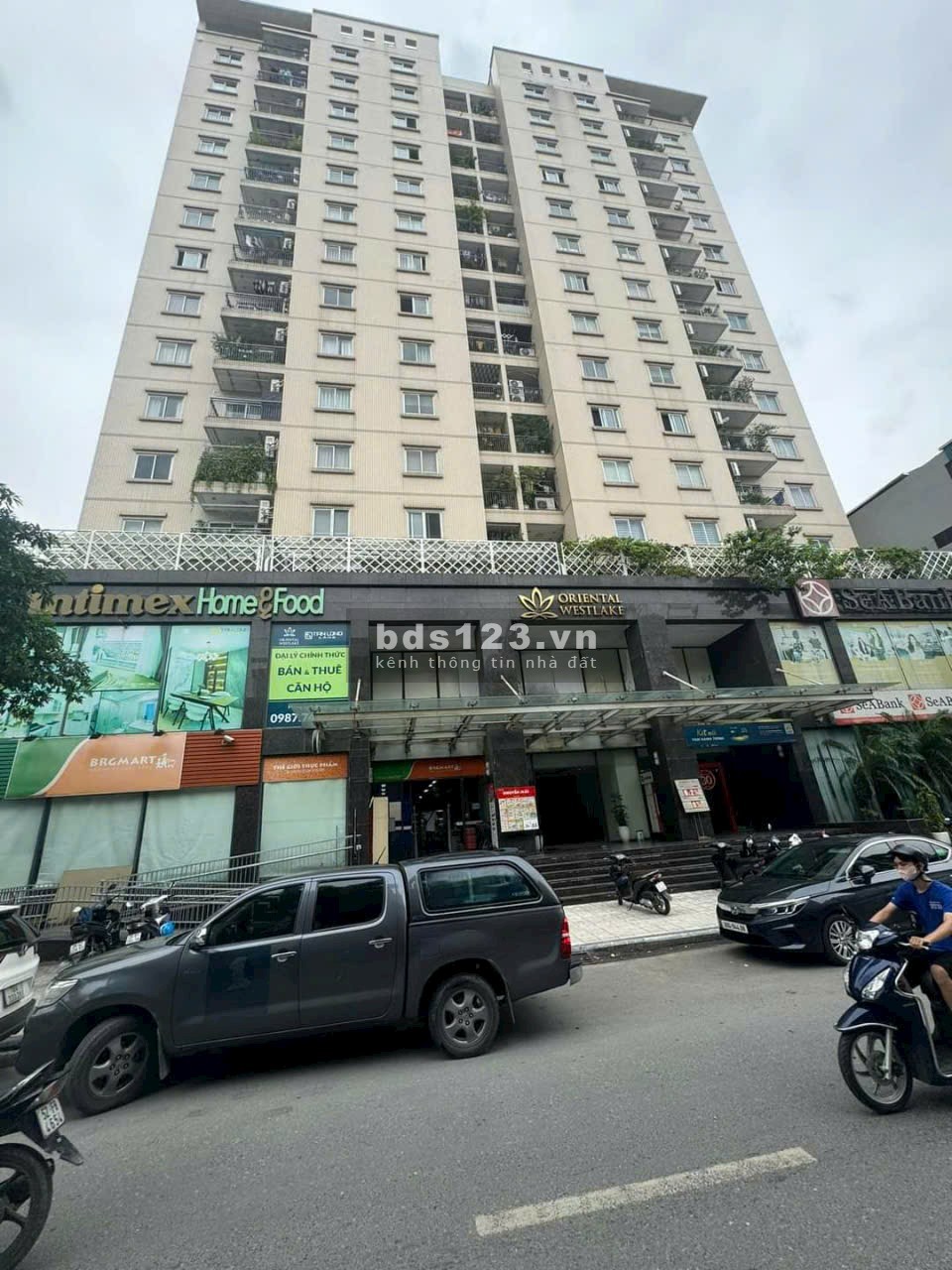 BÁN CHUNG CƯ ORIENTAL WESTLAKE 174 LẠC LONG QUÂN, TÂY HỒ. DT: 78 m, tầng 8, giá 5.78 tỷ.