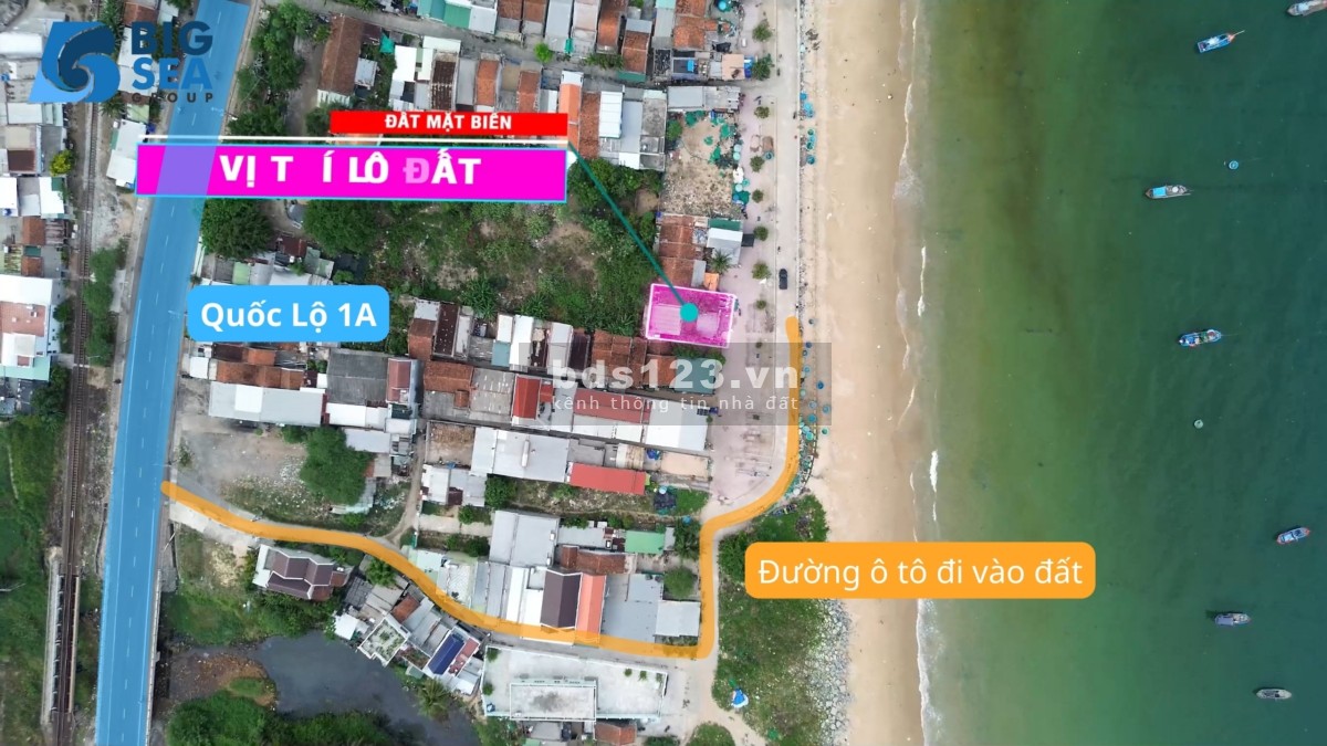Bán Lô đất 200m2 mặt biển Đại Lãnh- Khánh Hòa