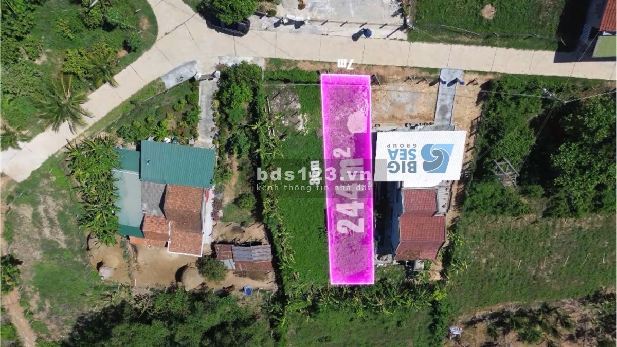 Lô đất 244,4m2 đã có sẵn 60m2 đất ở tại khánh Hòa
