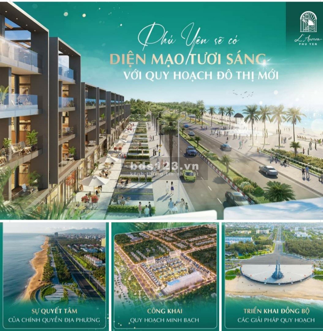 Bán shophouae mặt biển ngay tại thành phố Tuy Hòa, Phú Yên