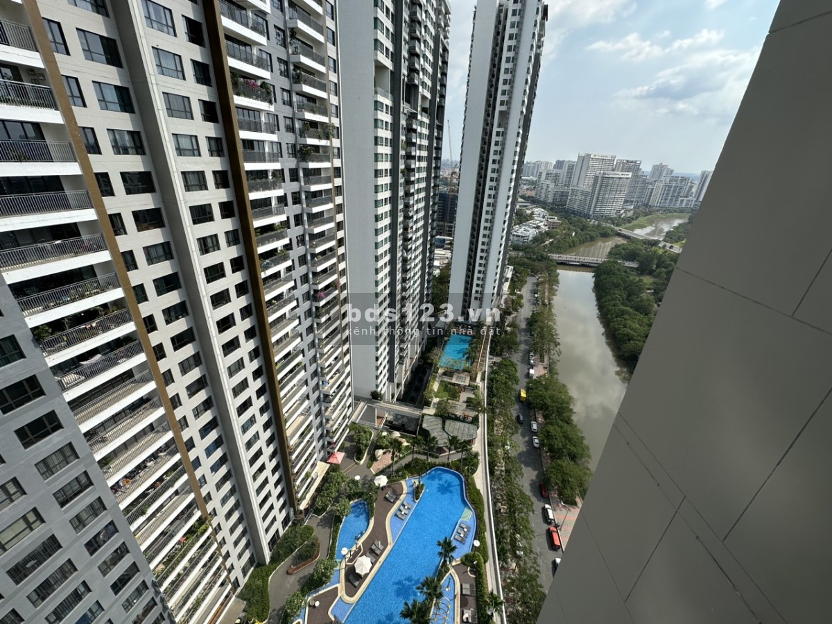 Cho thuê căn hộ 2PN diện tích 91m2, căn hộ The View Q7, full nội thất vào ở ngay. Giá 19tr/tháng