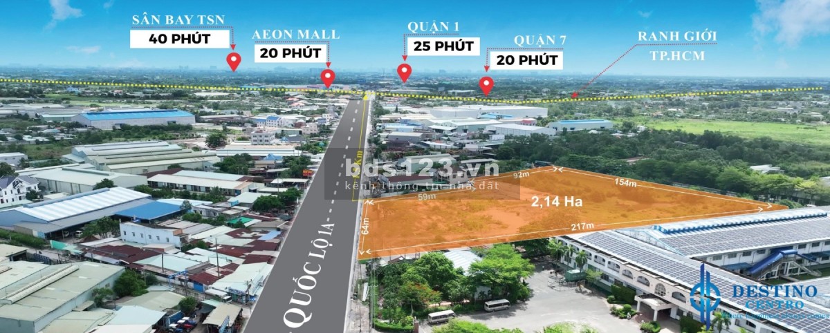 NHẬN BOOKING CĂN HỘ DESTINO CENTRO 55m2 2PN2WC CHỈ TỪ 950TRIỆU MẶT TIỀN QL1A BẾN LỨC LH: 0933437730